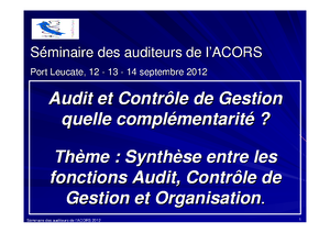 QCM Audit Interne - QCM Sur L’Audit Interne Q1 : Qu'est-ce Que L'audit ...