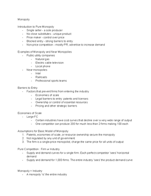 Chapter 6 Elasticity - Chapter 6 Elasticity Price Elasticity of Demand ...