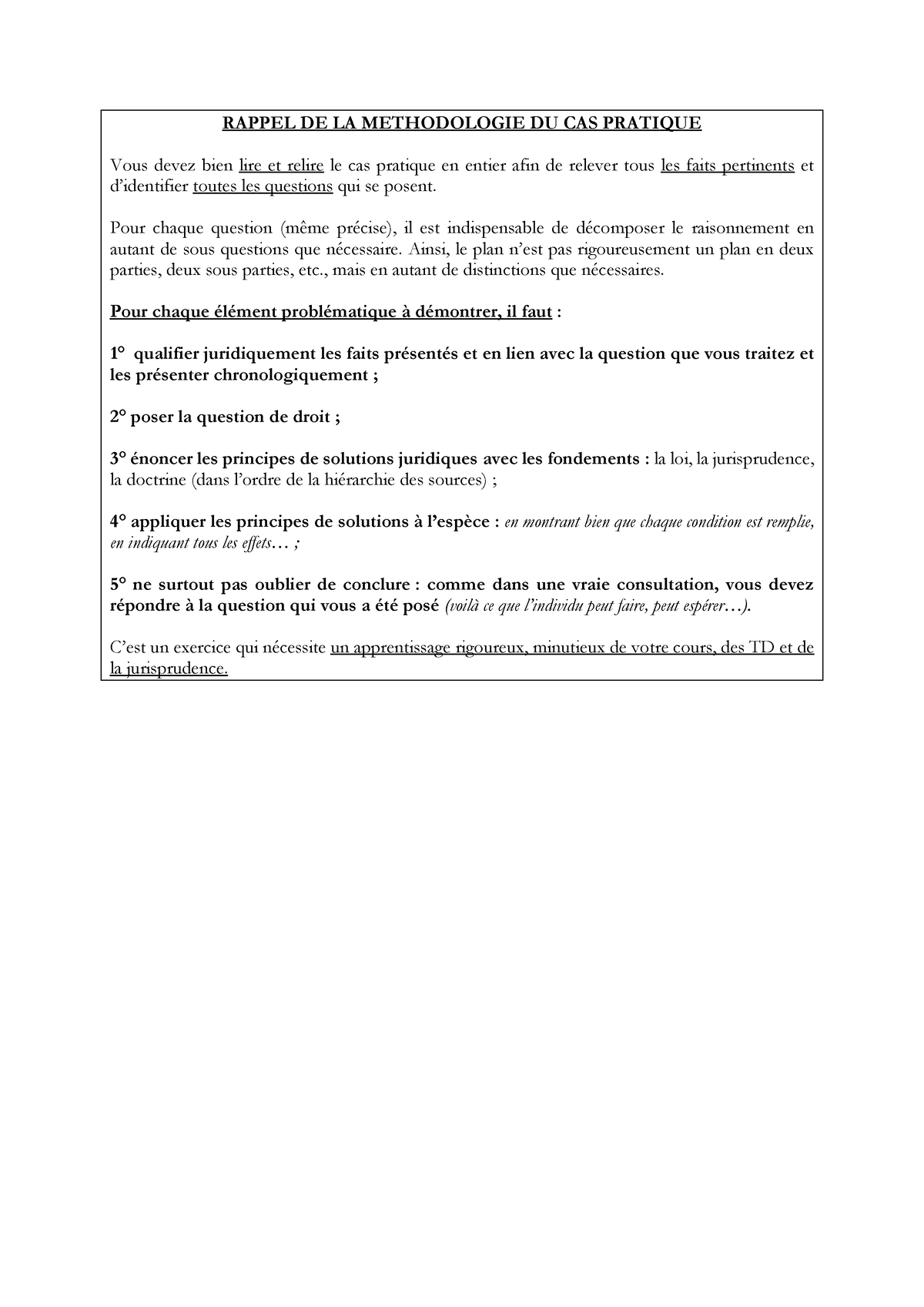 Rappel Méthodologie Du Cas Pratique Ac165bafe21ae18062015 04087 E3c162 ...