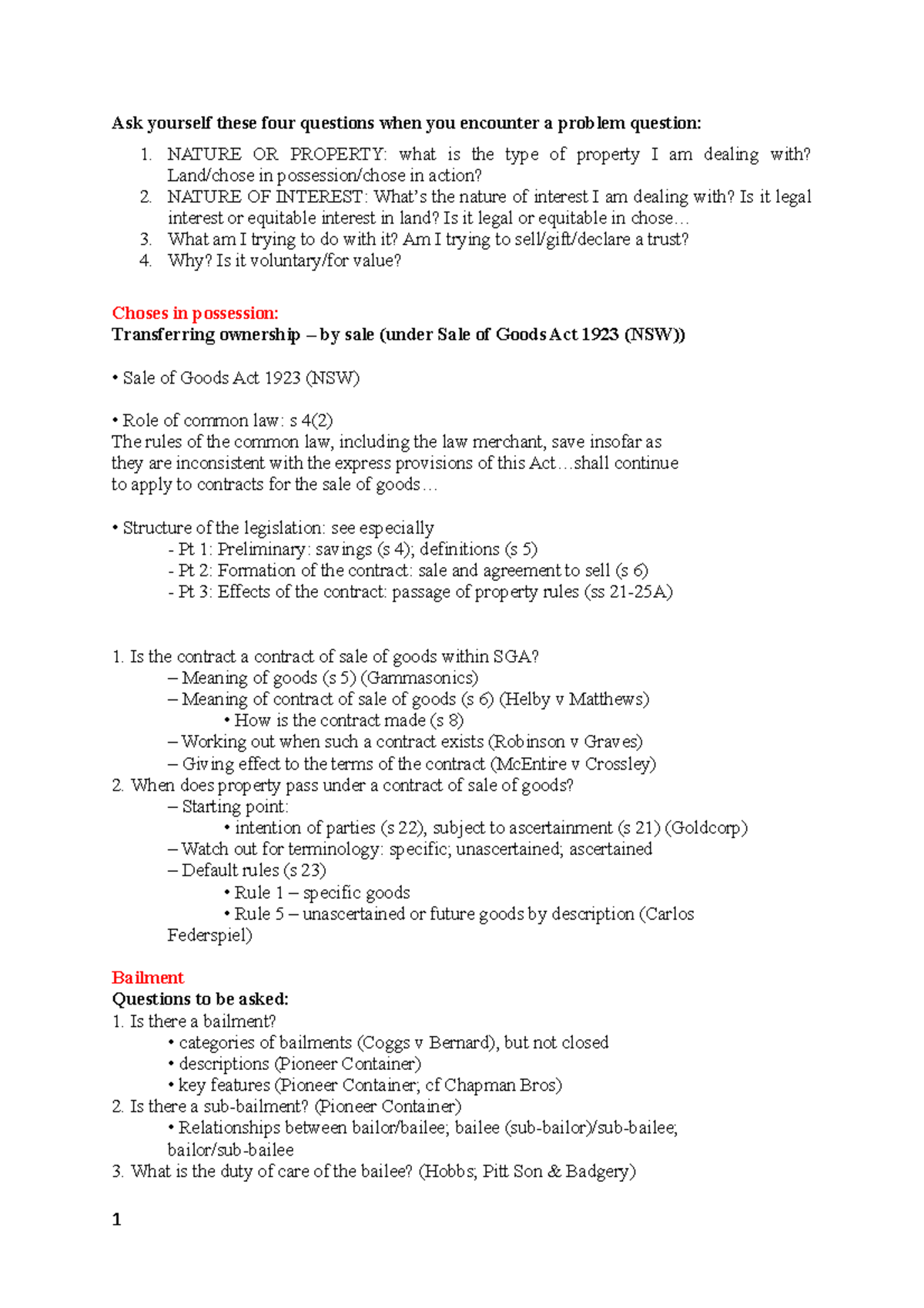 IPCL Quick Notes - Ask yourself these four questions when you encounter ...