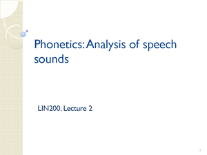 LIN200 Assignment 2 - 1. Phonology problem (20 points) Consider this ...