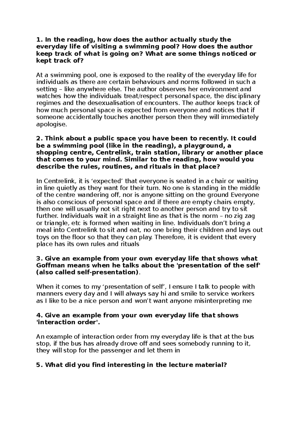 Socio WEEK 3 - tutorial activity - In the reading, how does the author ...