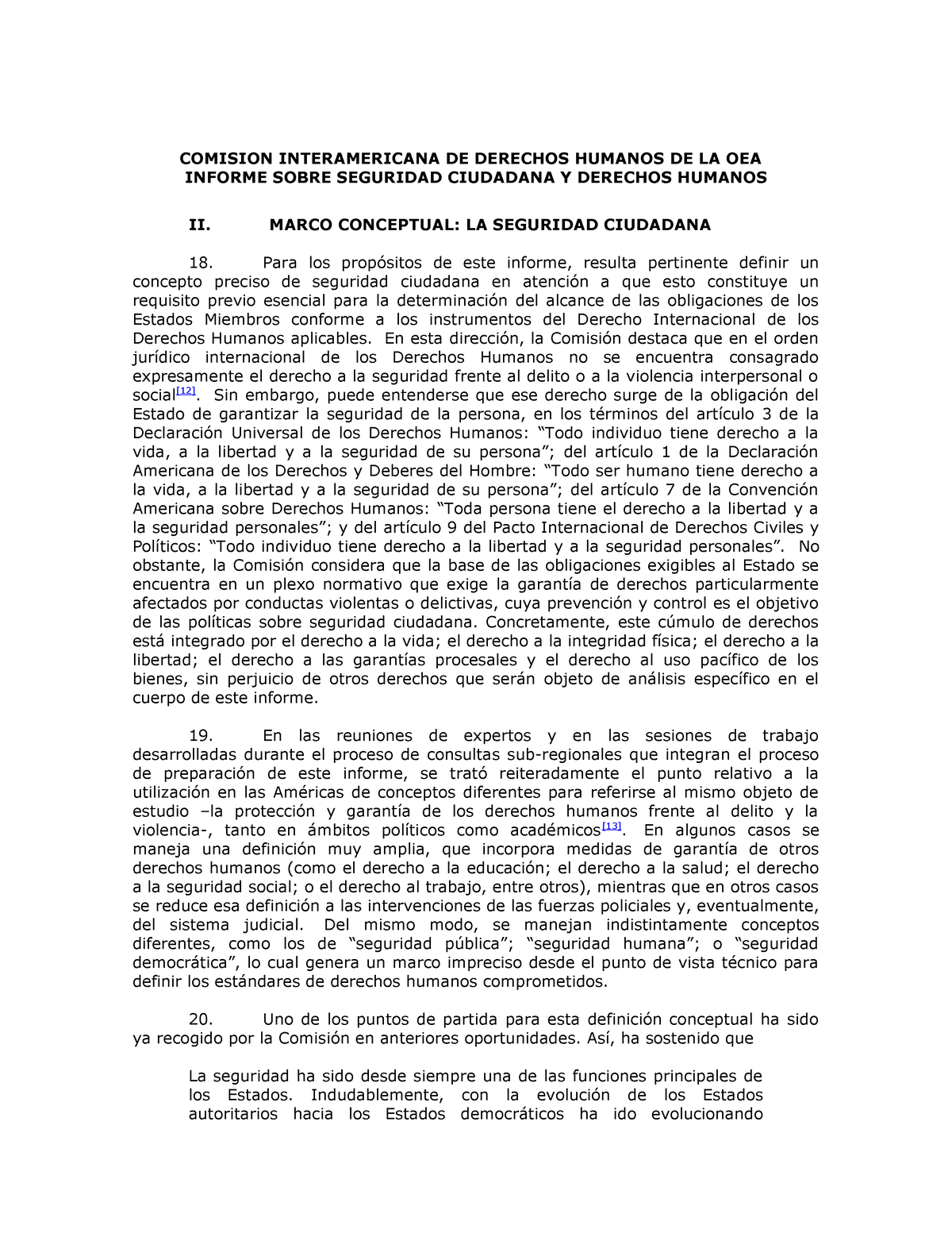 Comision Interamericana De Derechos Humanos De La Oea Comision Interamericana De Derechos 9400