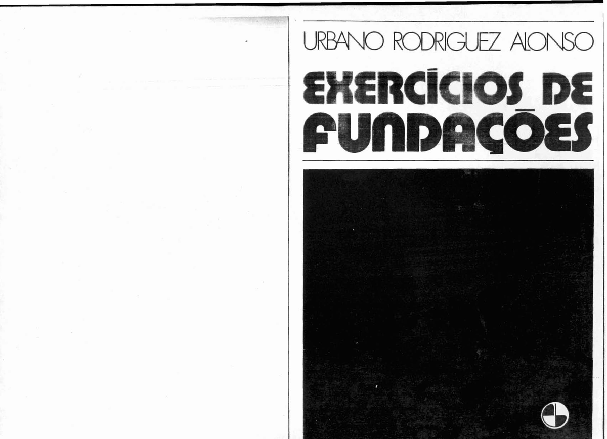 Livro Exercicios De Fundacoes Alonso - &. Pi-aihirln N RrprorlrifGIuIal ...