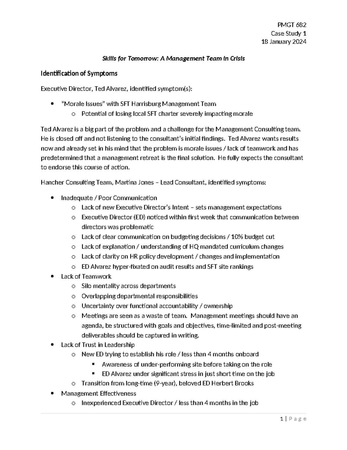 skills for tomorrow case study