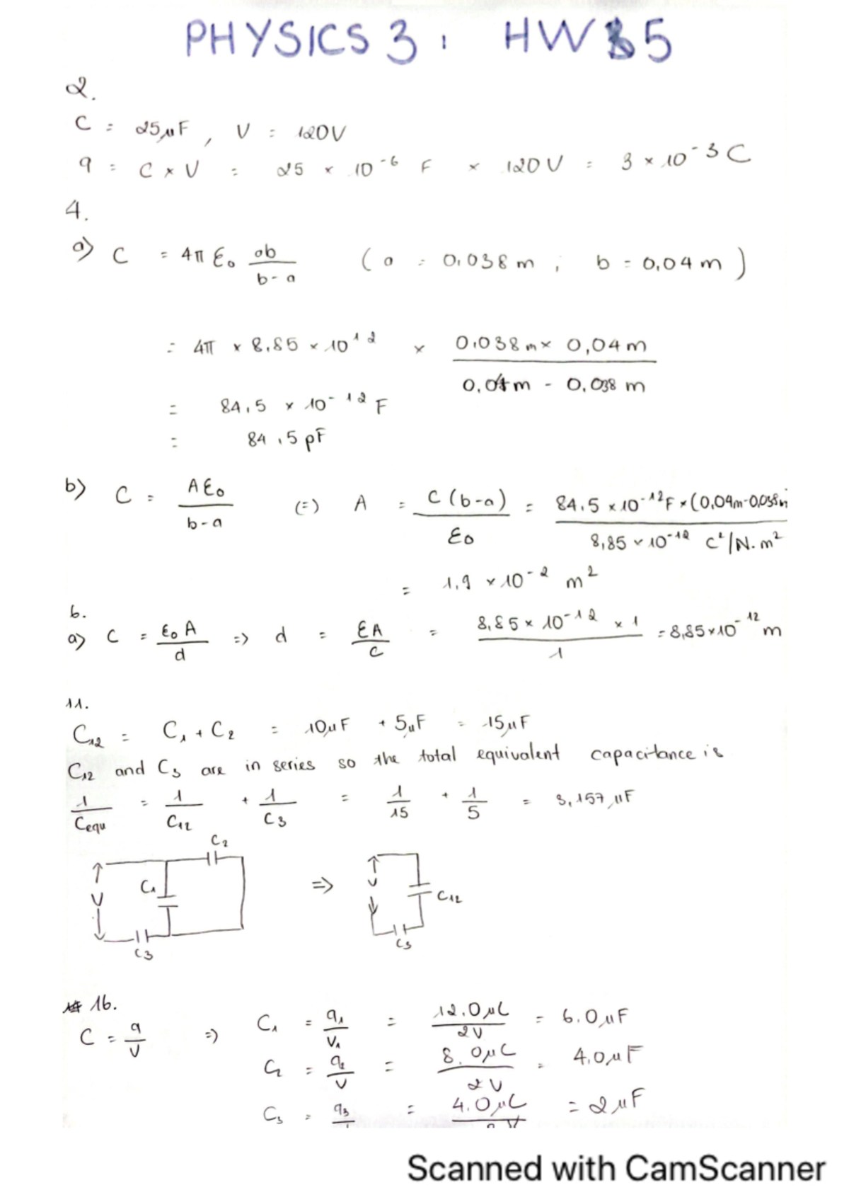 physics homework #5 graphical analysis