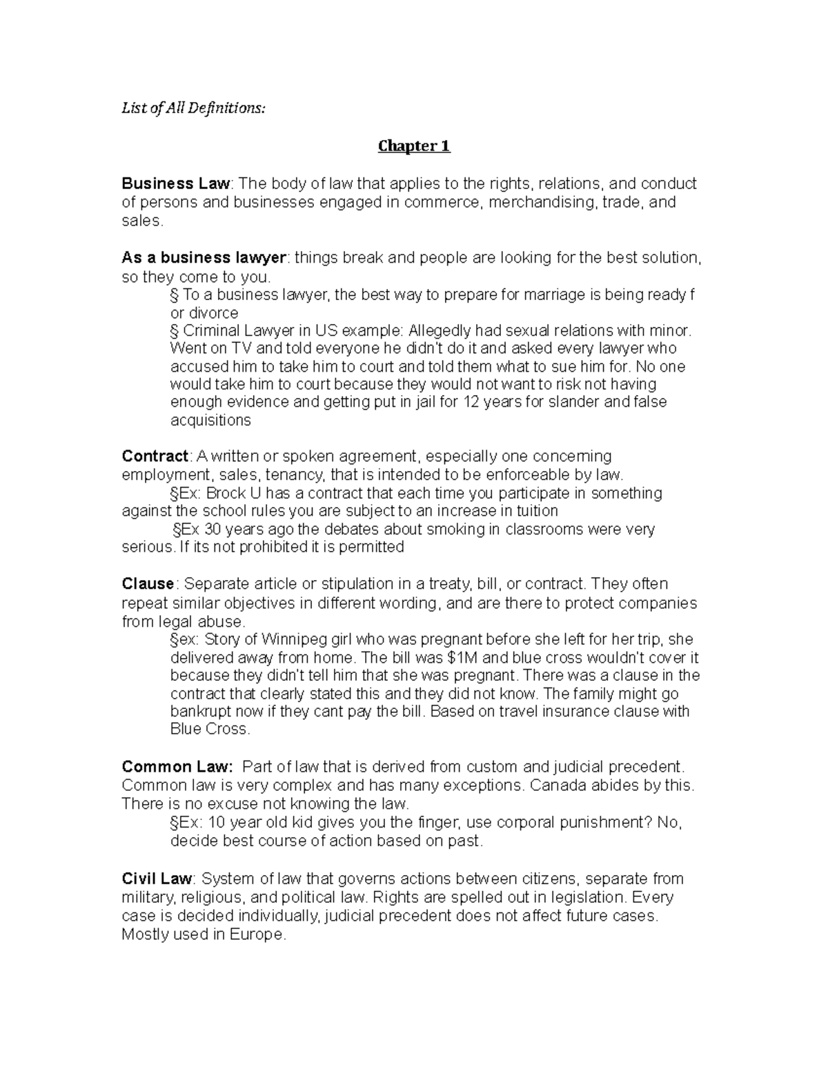 business-law-midterm-full-review-list-of-all-definitions-chapter-1