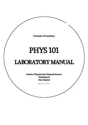 PHYS101 Formula Sheet 2022 - Information and expressions that may be ...