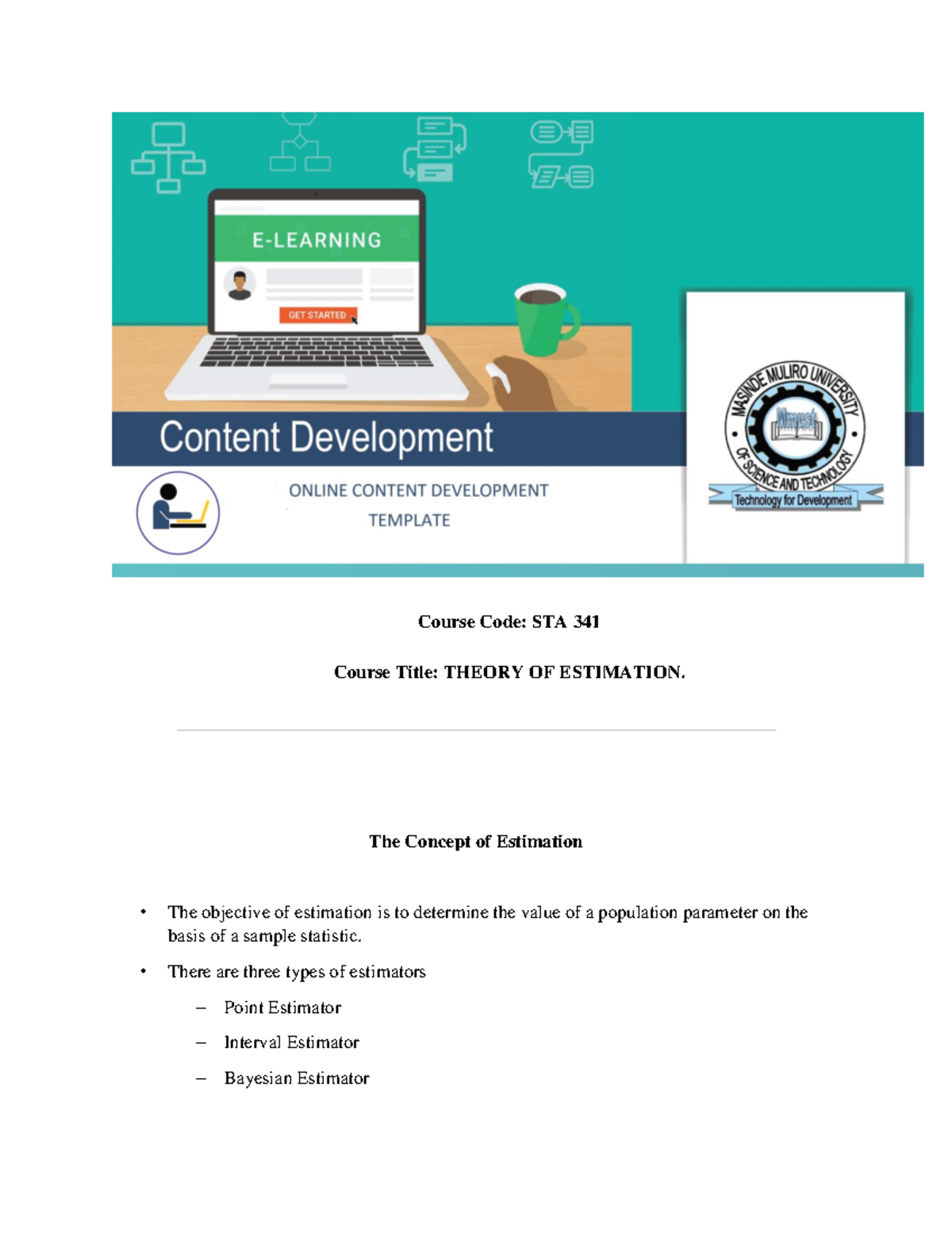 sta-341-properties-of-estimators-course-code-sta-341