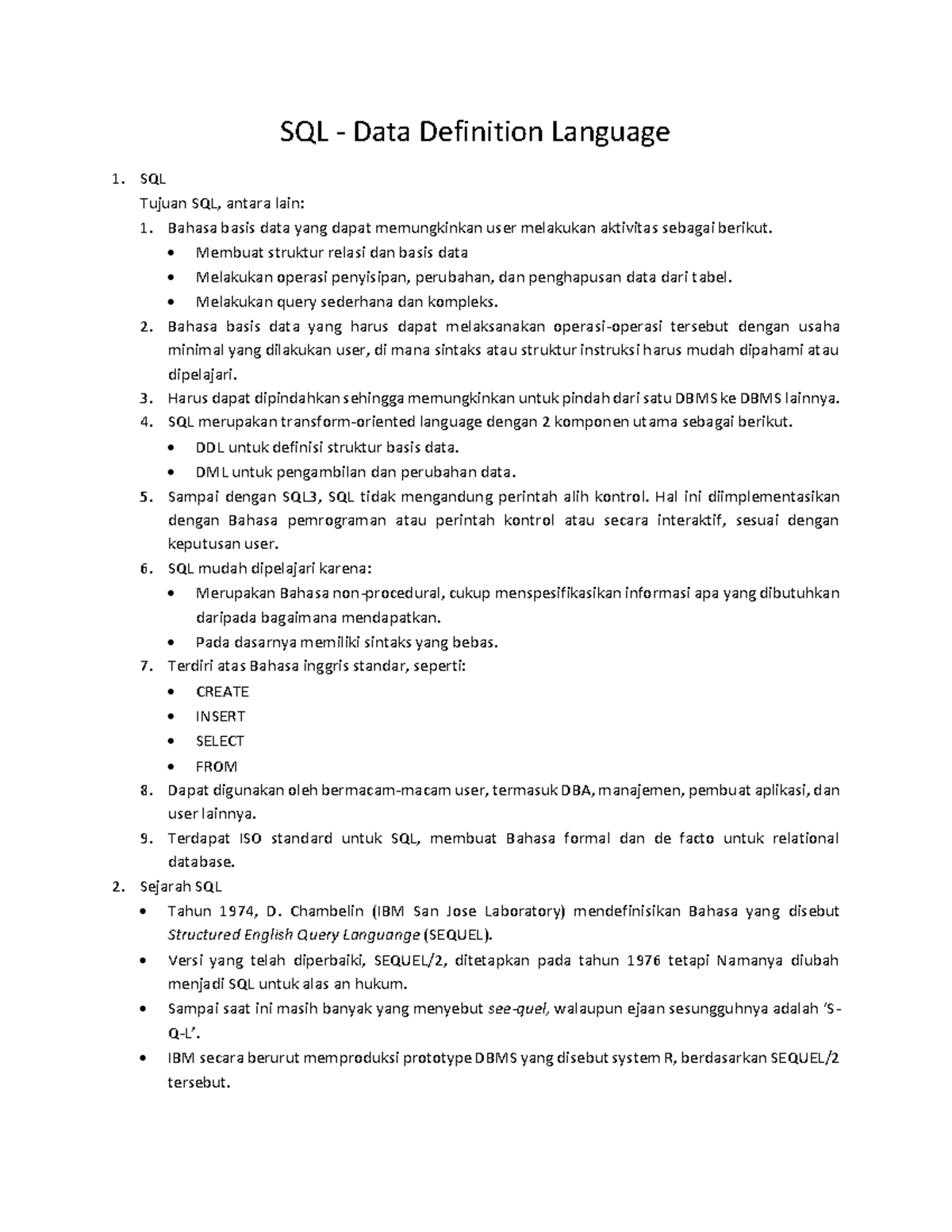 basisdata1lecturenotes-sql-data-definition-language-1-sql-tujuan