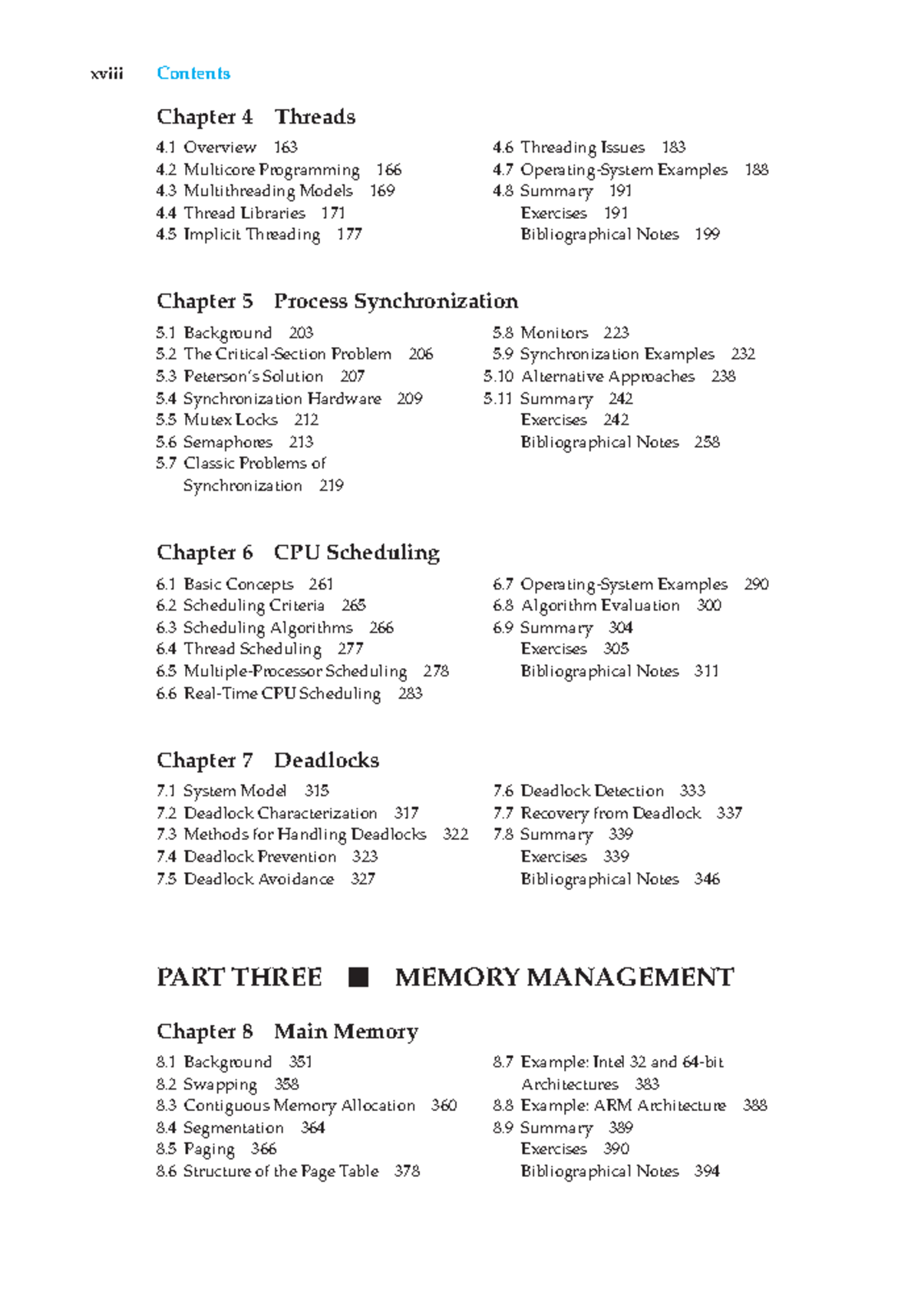 Ebook operating system removed - xviii Contents PART THREE MEMORY ...