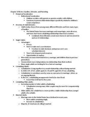 Chapter 10 Notes - Chapter 10 Notes: Emotional Development and ...