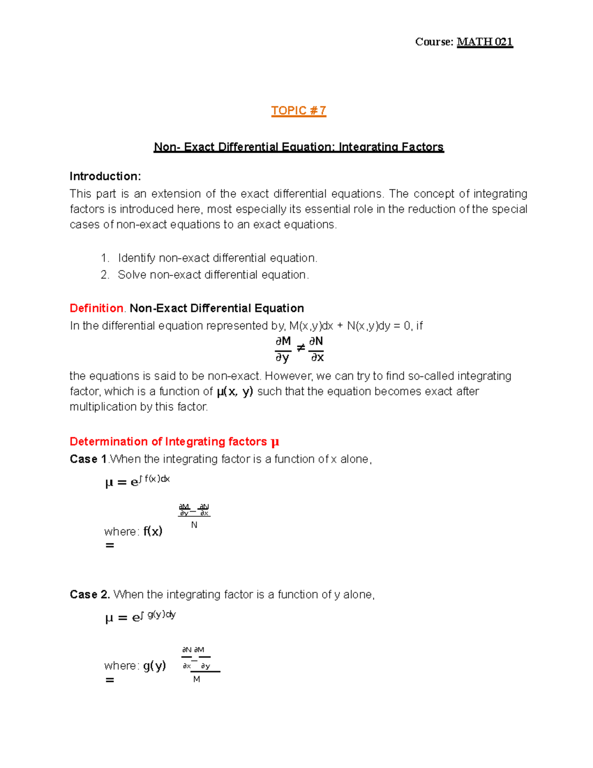 lesson-7-non-exact-de-lecture-notes-non-exact-de-differential