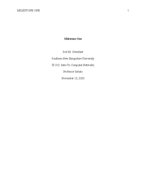 IT 253 Project Two Security Plan - Project Two Joel M. Crenshaw IT-253 ...