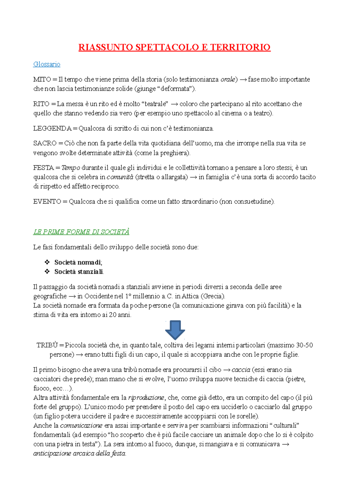 Riassunto, spettacolo e territorio Musica, Spettacolo e Territorio Spettacolo, Festa e Studocu Riassunto, spettacolo e territorio Musica, Spettacolo e Territorio Spettacolo, Festa e Studocu