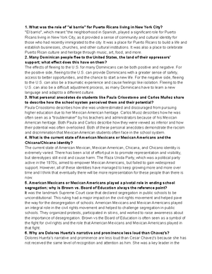Doc 10 - history notes - Why only focus on the African American/Black ...