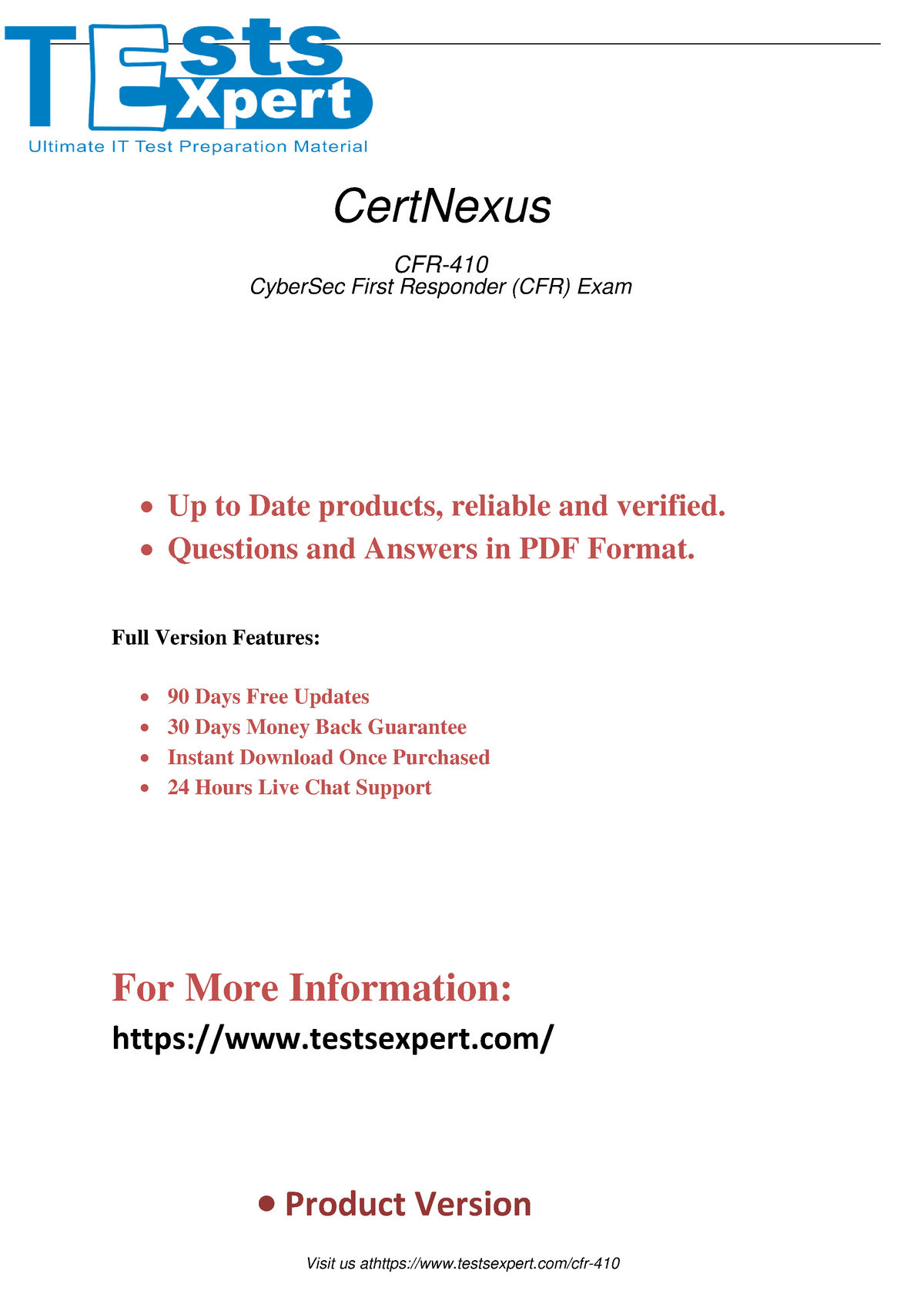 CFR-410 Valid Test Sample