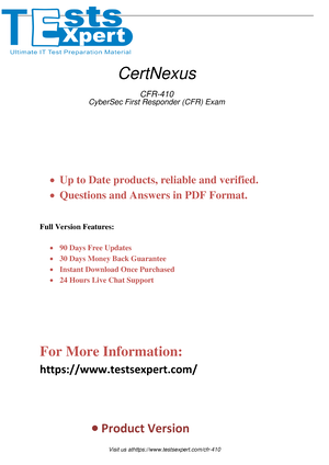CFR-410 Prüfungs-Guide