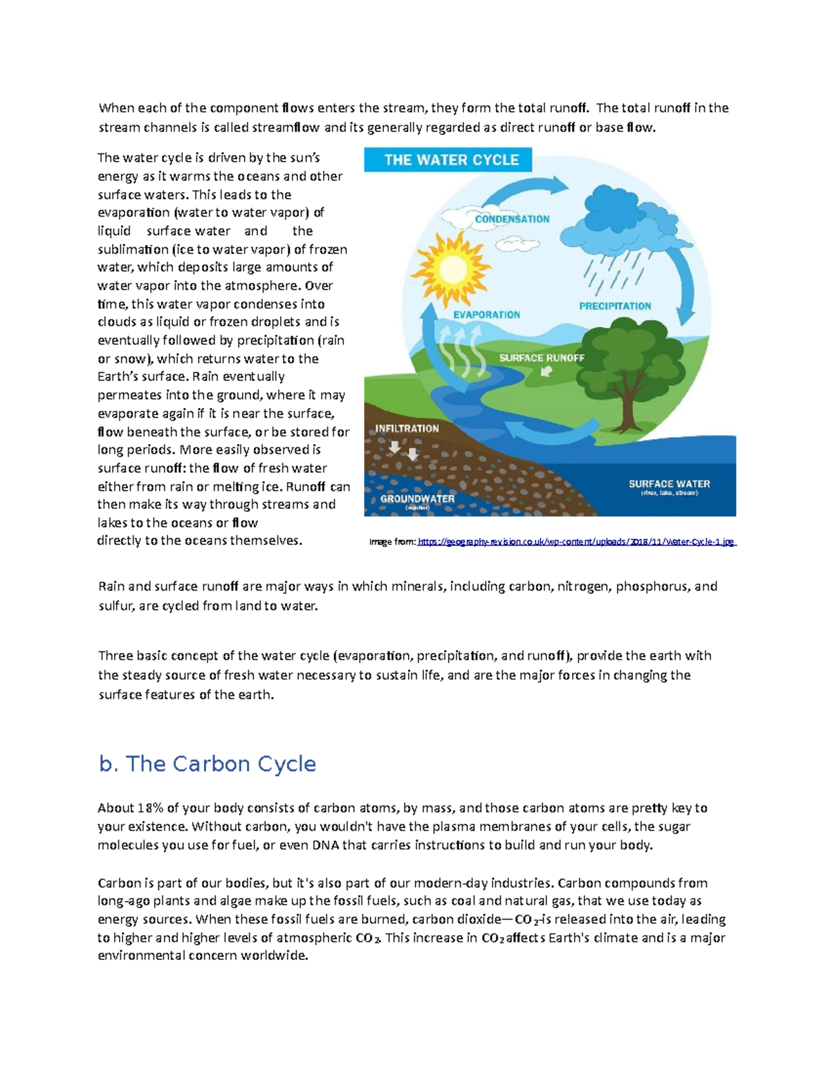 Environmental Science. Module 3 3 - When each of the component flows ...