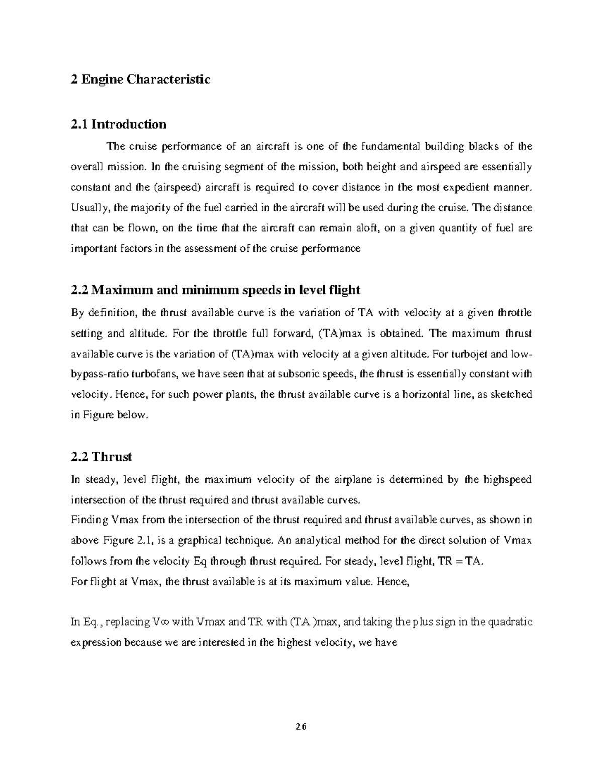 Engine Characteristic notes - 2 Engine Characteristic 2 Introduction ...