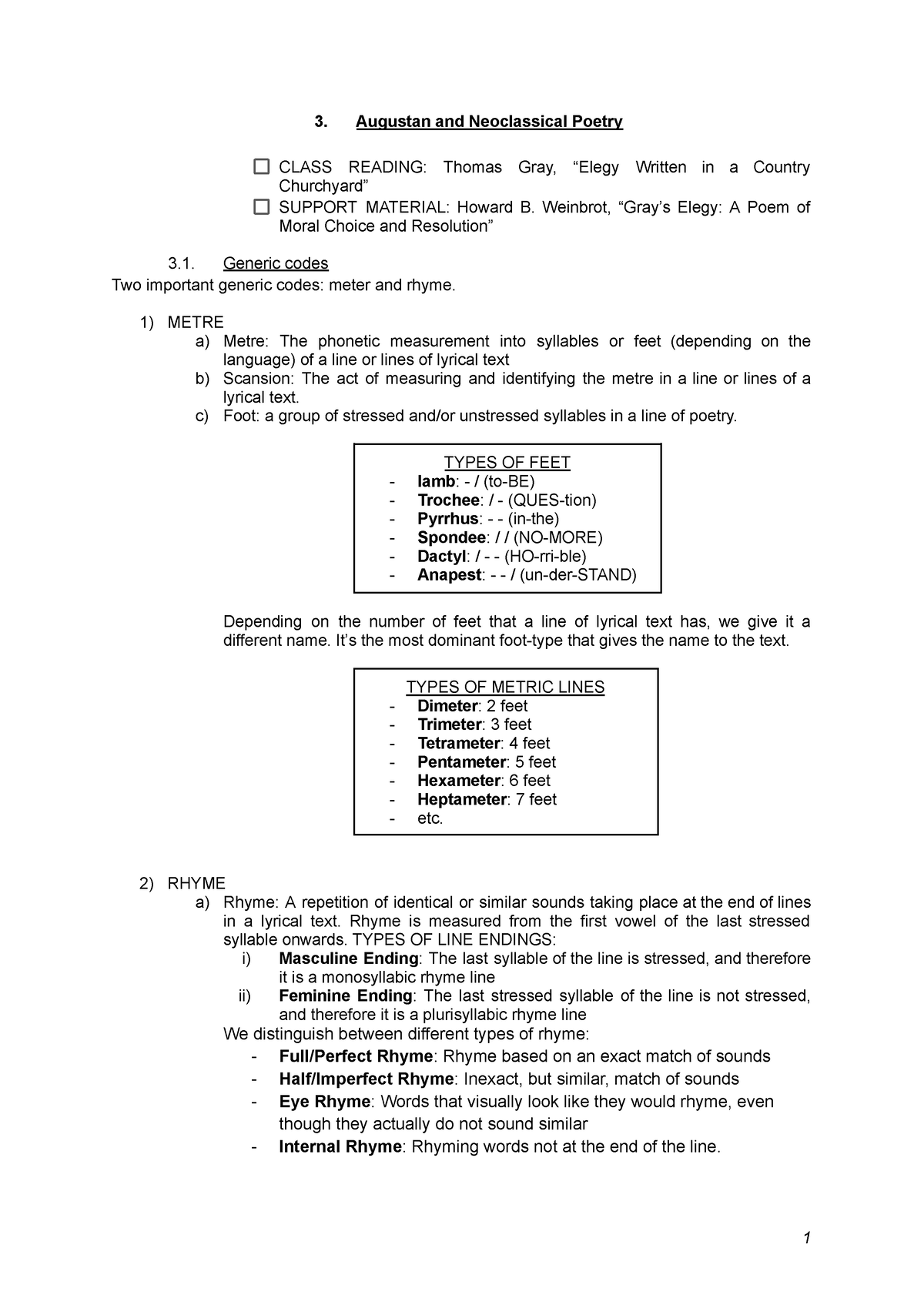 Augustan and Neoclassical Poetry - 3. Augustan and Neoclassical Poetry ...