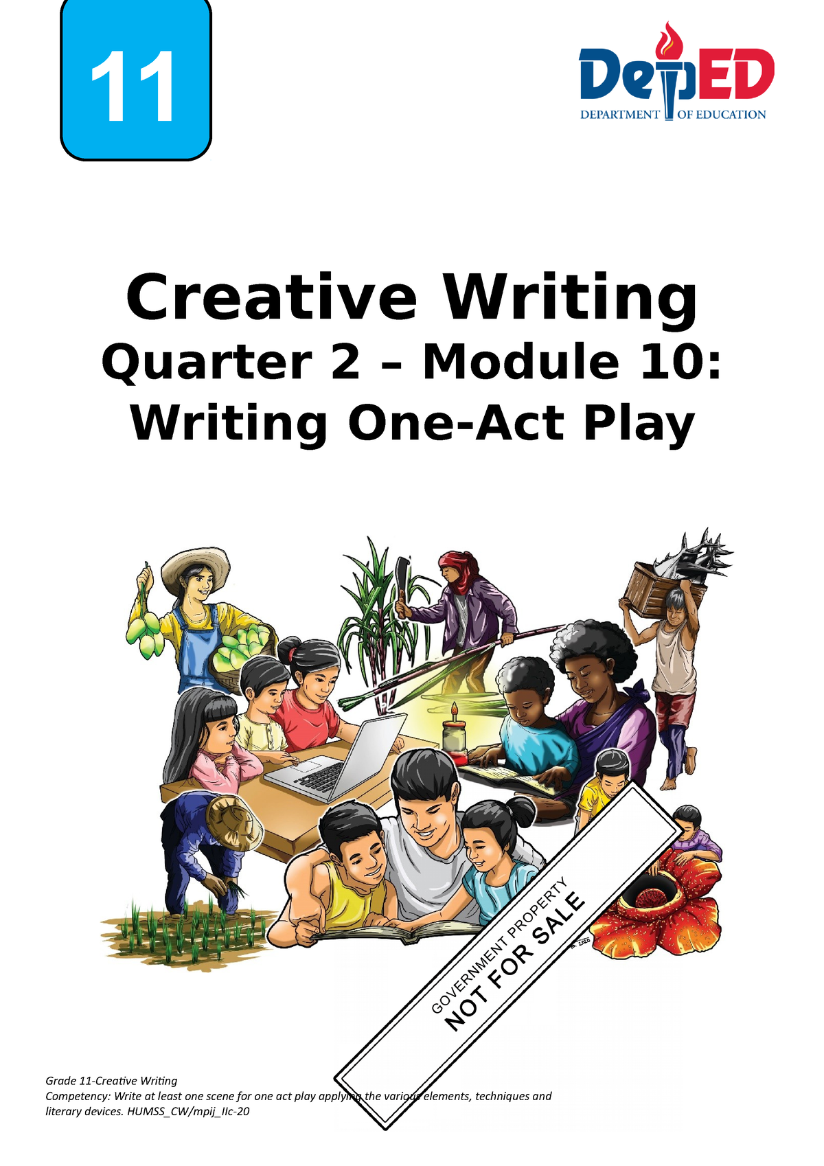 dll for creative writing quarter 2