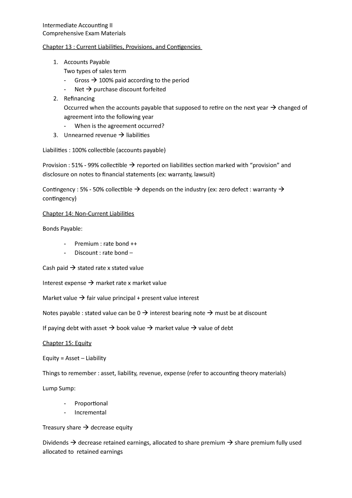 Intermediate Accounting 2 Lecture Notes - Intermediate Accounting II ...