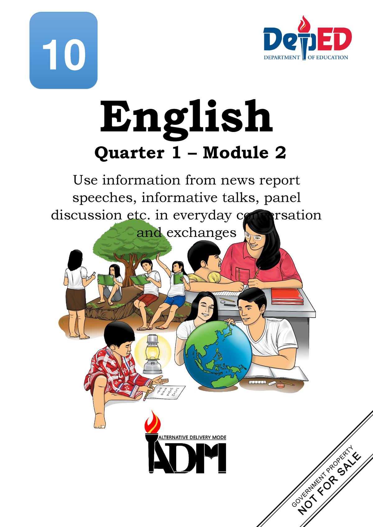 English 10 Quarter 1 Module 2 - English Quarter 1 – Module 2 Use ...