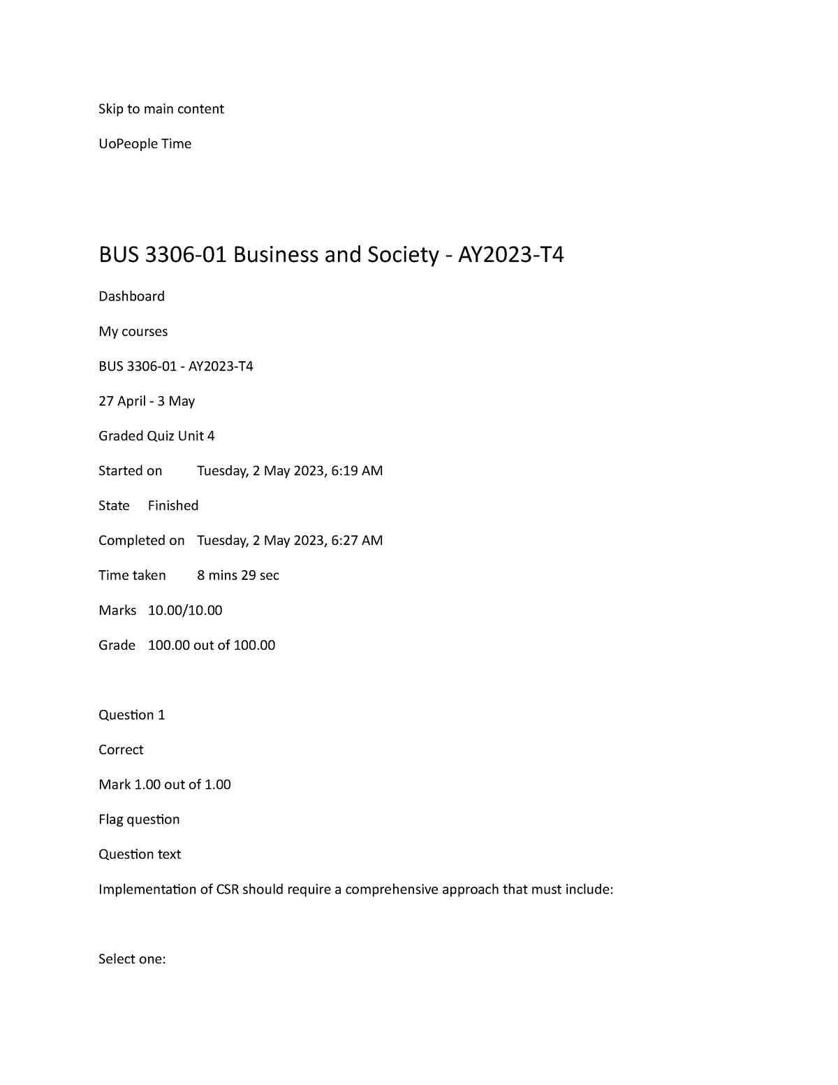 BUS 3306-01 Business And Society - AY2023-T4 - Skip To Main Content ...