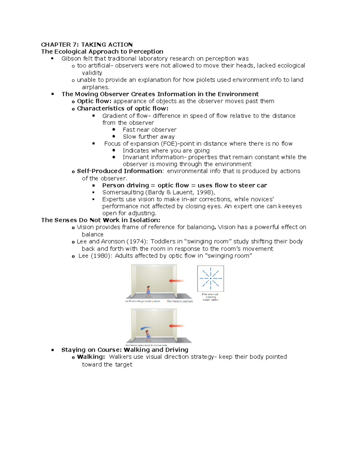 Chapter 7: Taking Action - CHAPTER 7: TAKING ACTION The Ecological ...