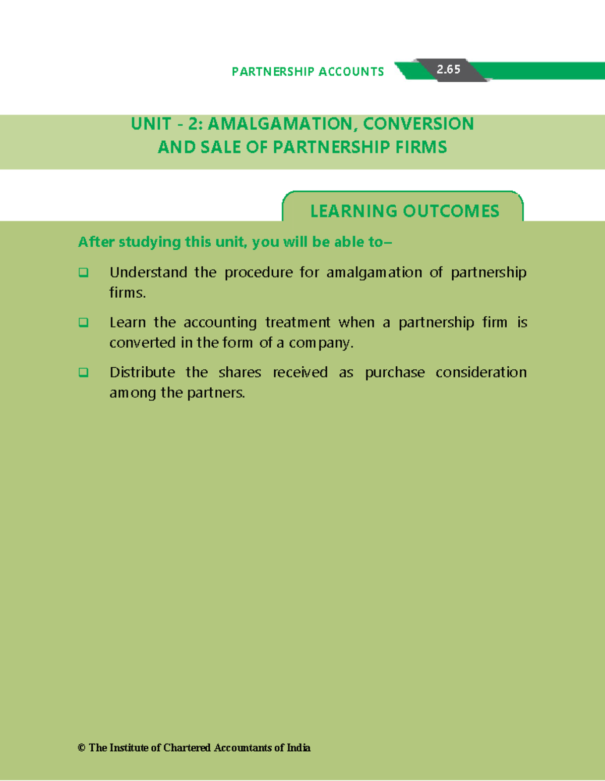 Unit2 Amalgamation,ConversionandSaleofPartnershipFirms
