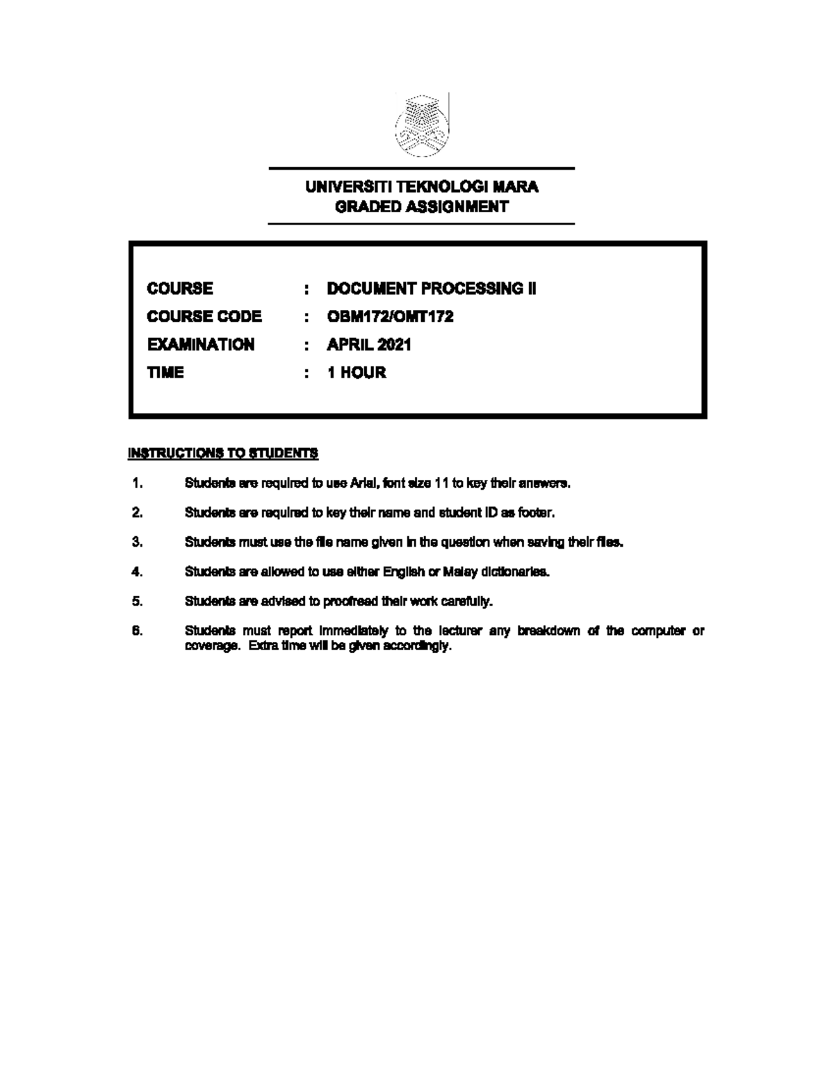 business letter - Document Processing ll - Studocu