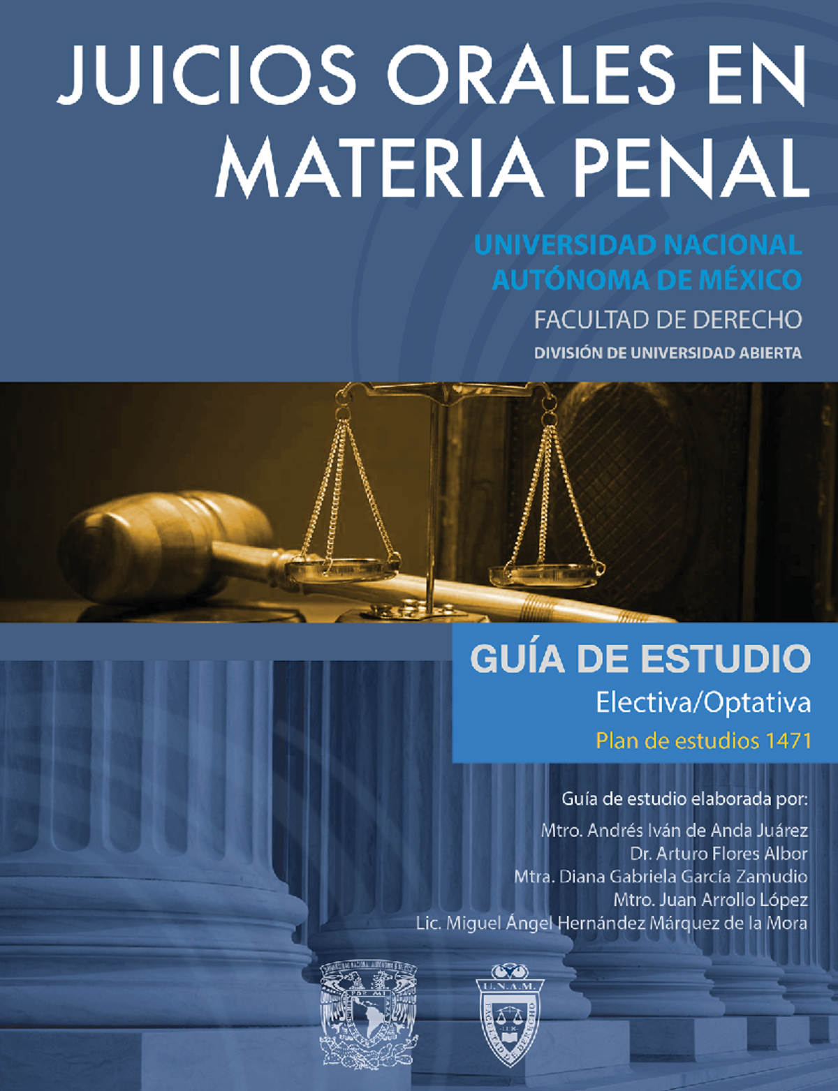 Juicios Orales Penal Semestre Gu A De Estudio Para La Asignatura