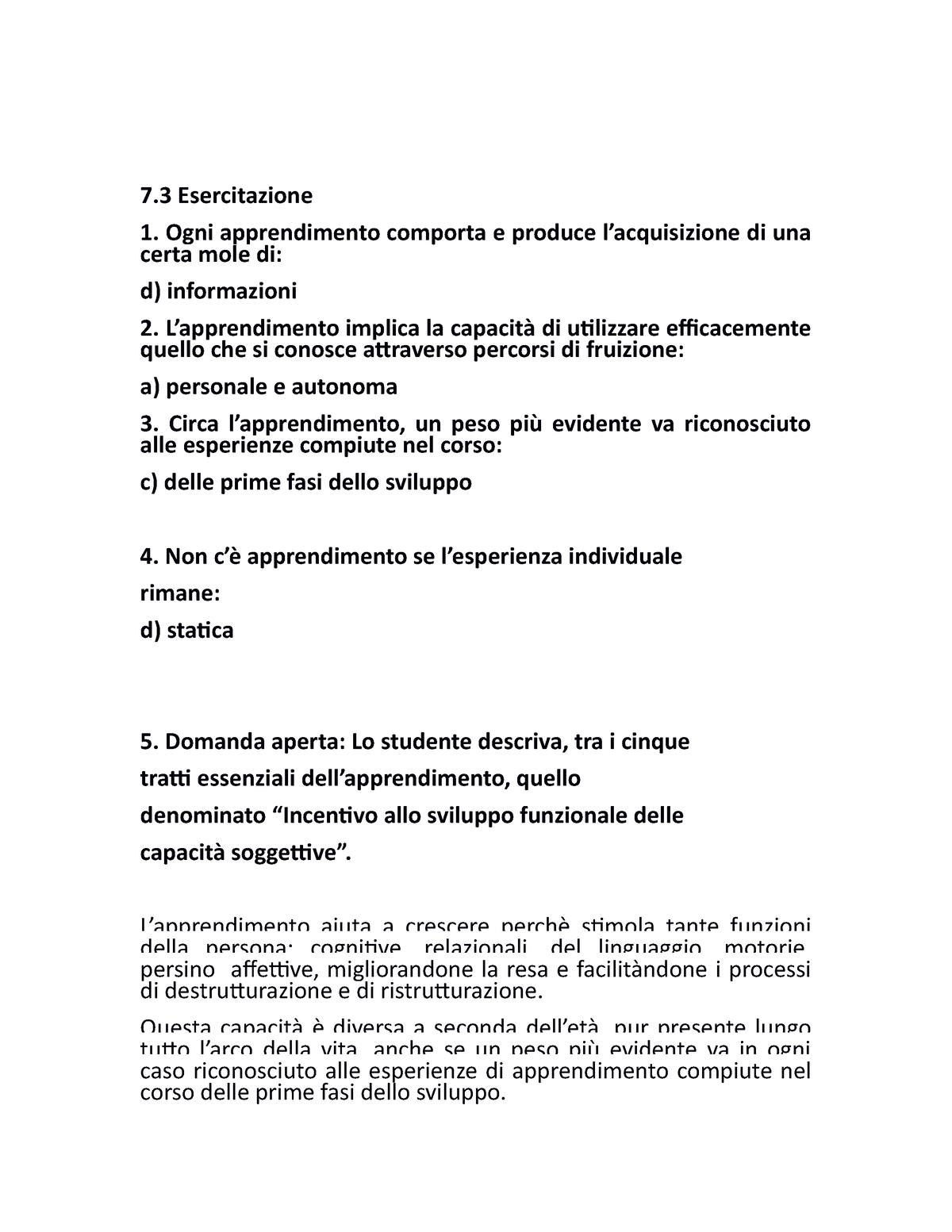 7.3 Esercitazione - Esercitazioni Da Inviare Al Docente - 7 ...