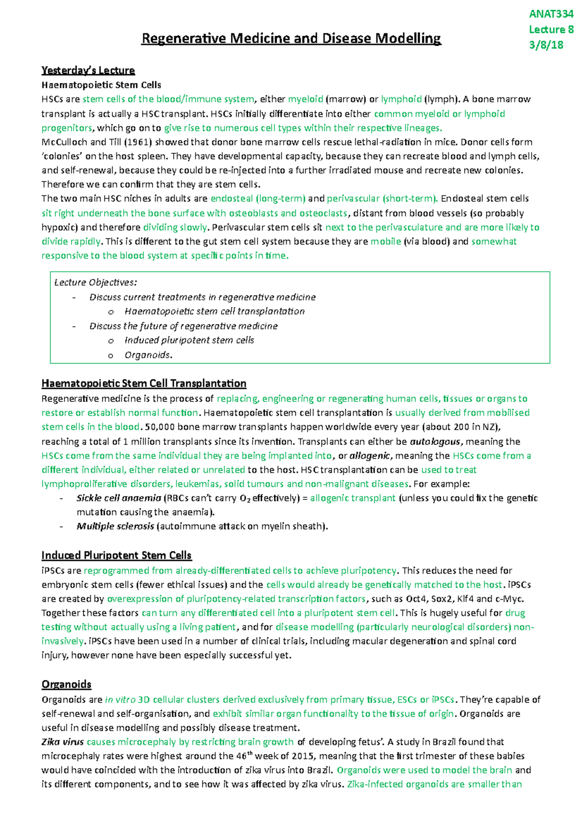 essay about regenerative medicine