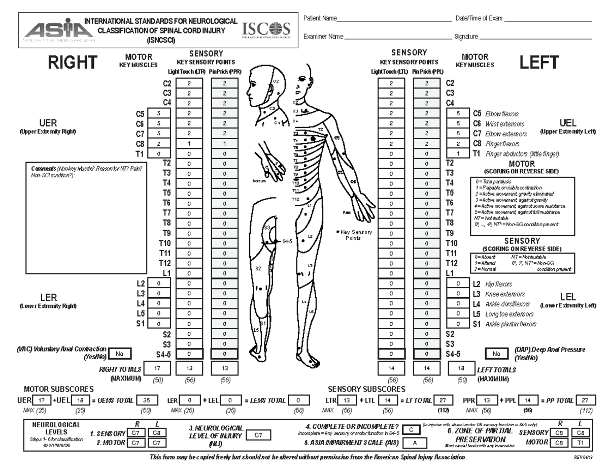 DPT+613+ASIA+Practice+Cases+Answer+Key - REV 04/ This form may be ...