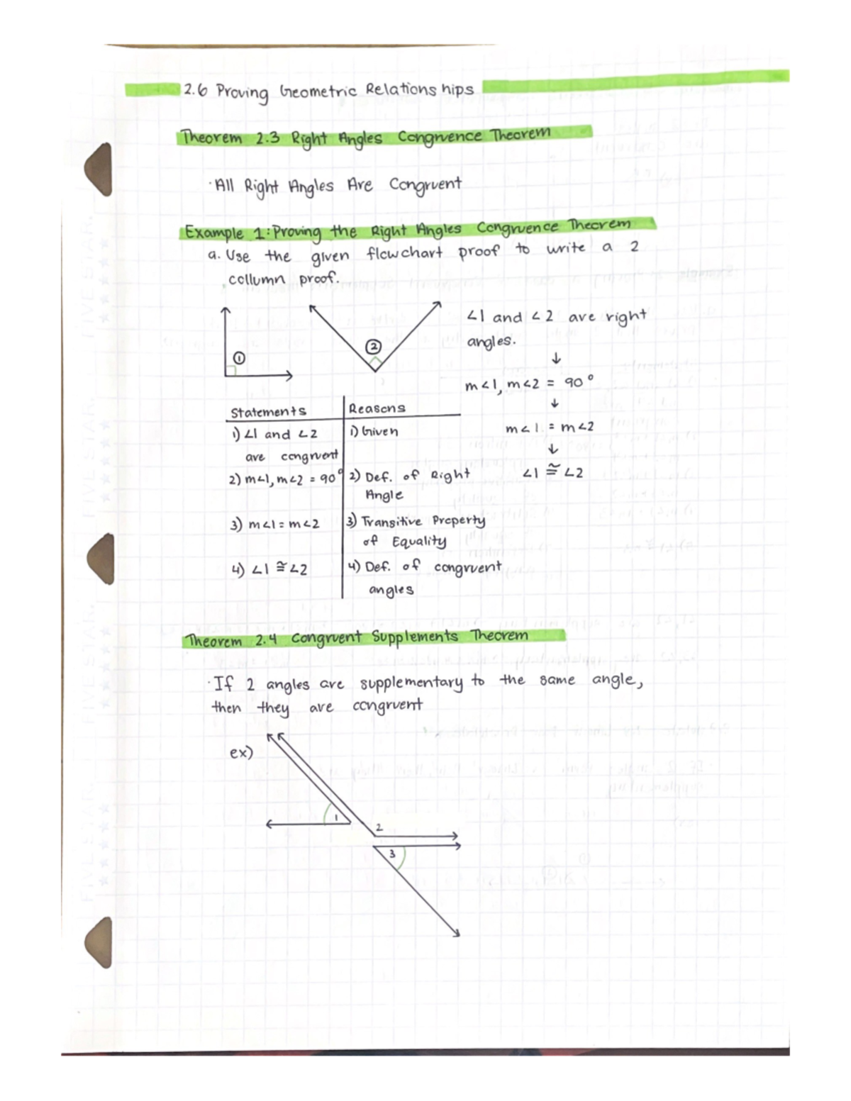 2.6 Proving Geometric Relationships - Studocu