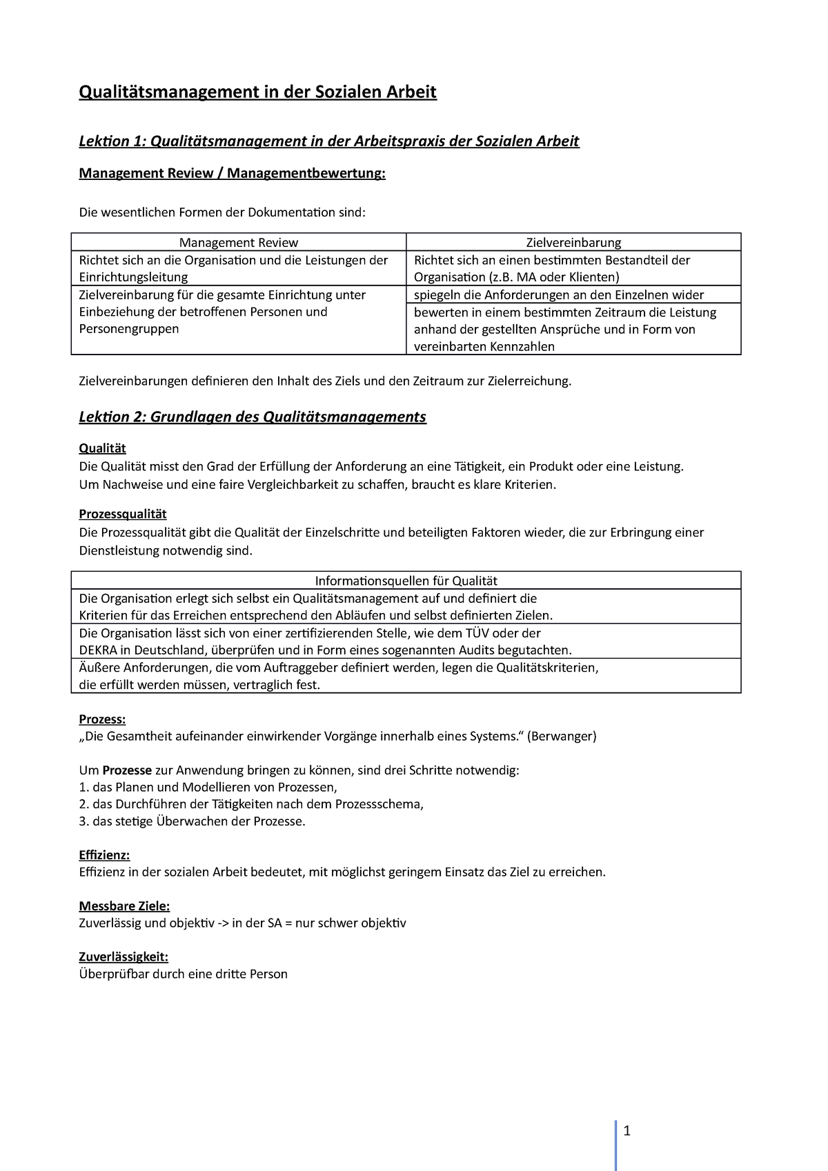 Qualitätsmanagement In Der Sozialen Arbeit Skriptzusammen Zusammenfassung