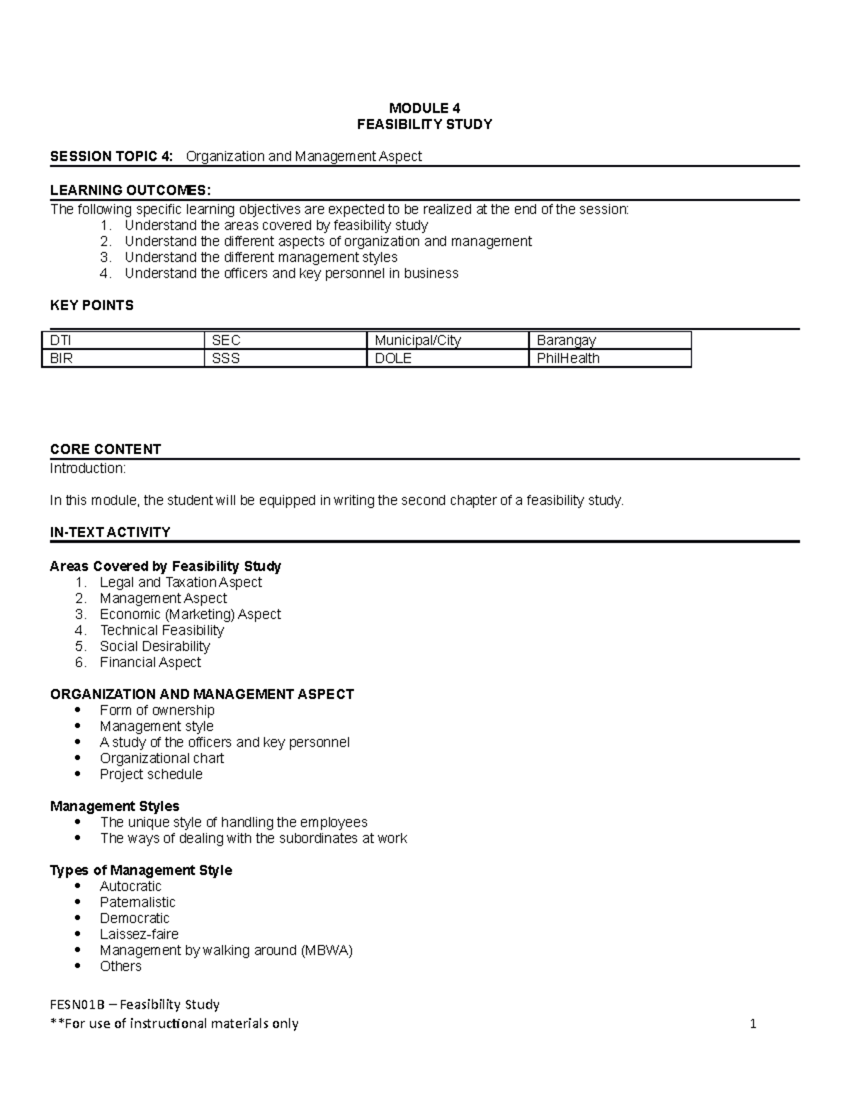 module-4-organization-and-management-aspect-feasibility-study