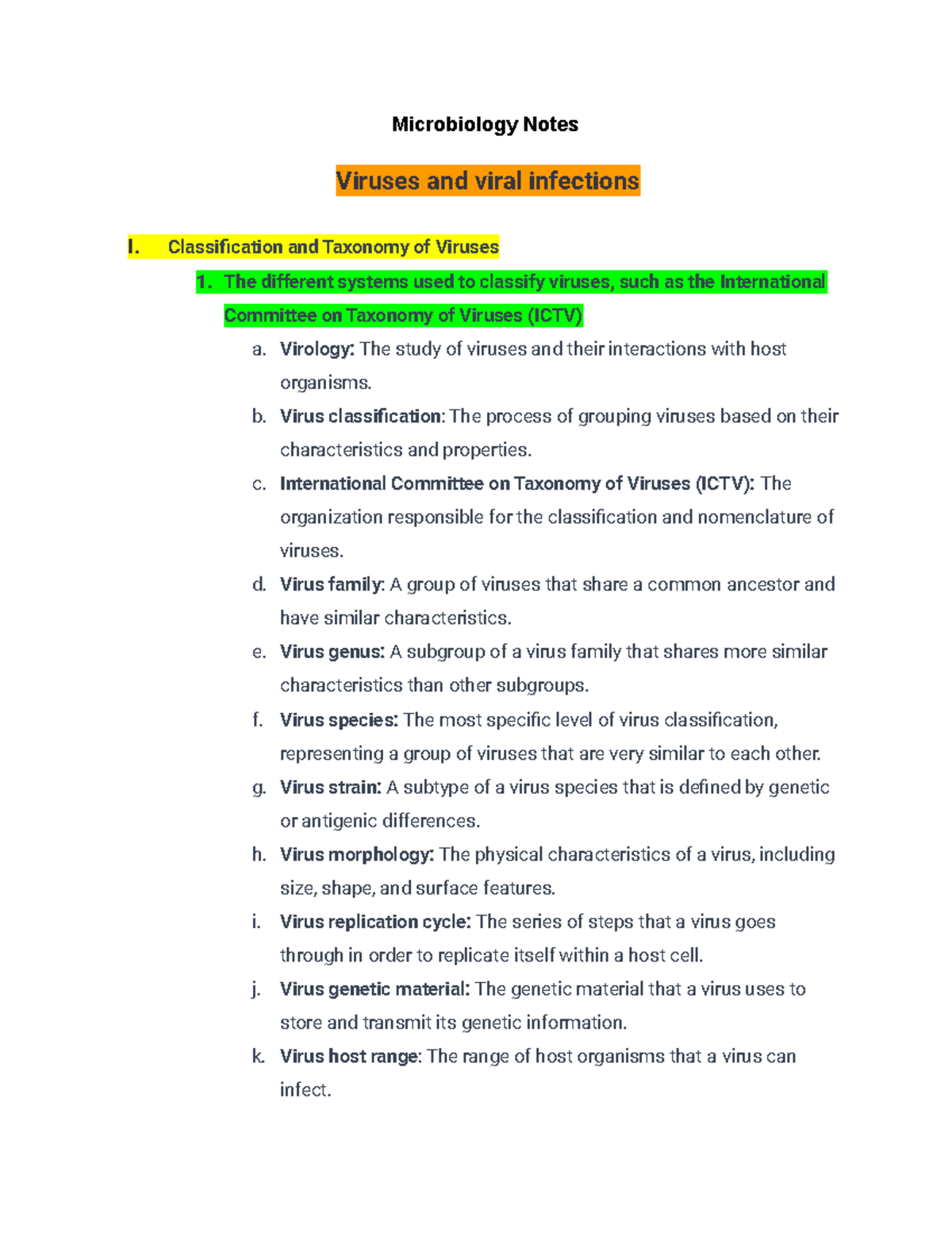 Microbiology notes 18 - Microbiology Notes Viruses and viral infections ...