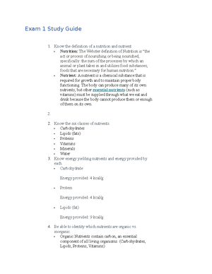 Chapter 1 The Science Of Nutrition - Chapter 1 The Science Of Nutrition ...