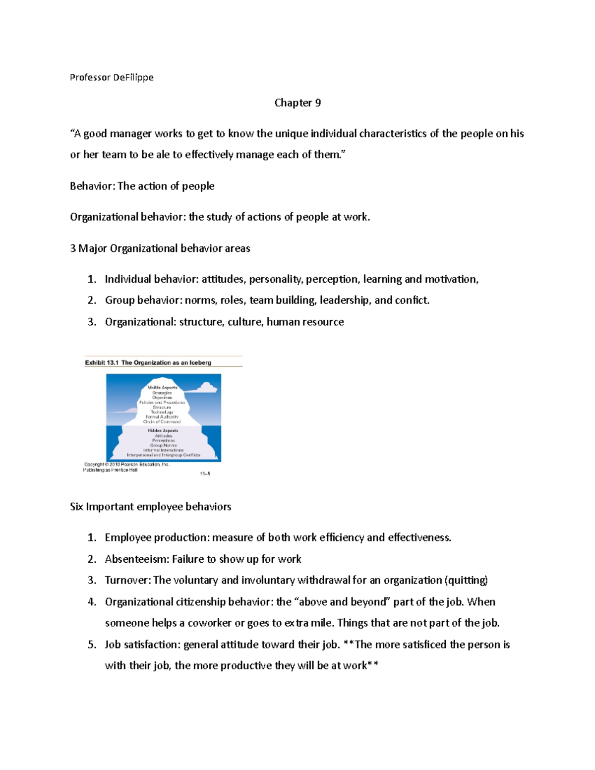 Chapter 9 Business Managemet - Professor DeFilippe Chapter 9 good ...