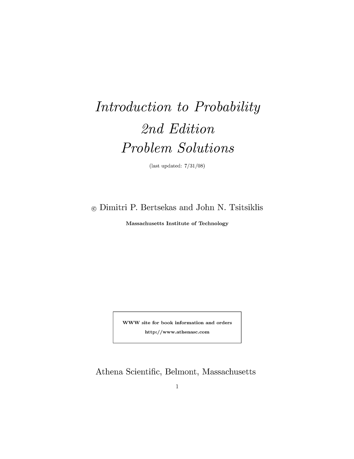 probability and statistics with applications a problem solving text (second edition) 2015