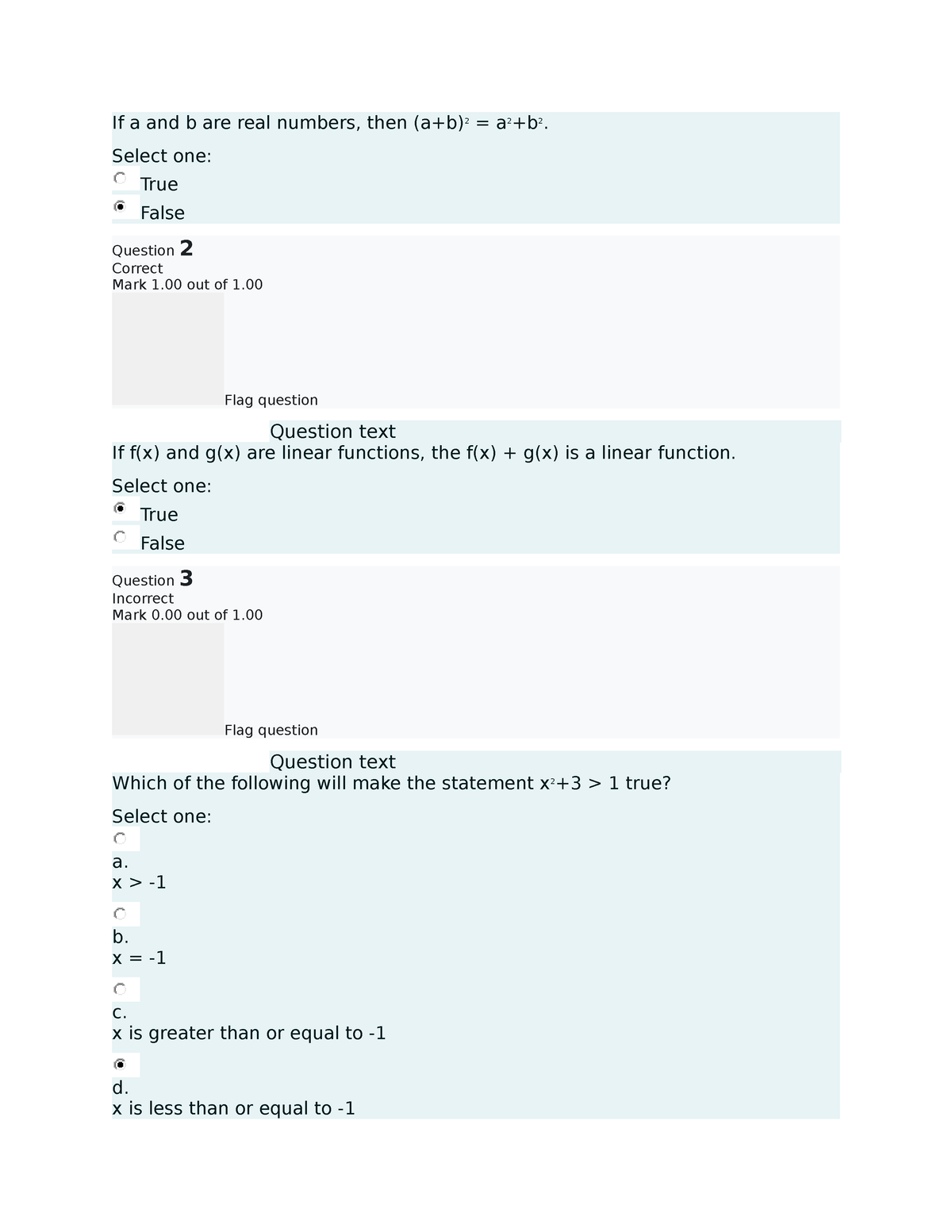 Midterm Exam - UGRD-MATH6100 Calculus 1 - If A And B Are Real Numbers ...