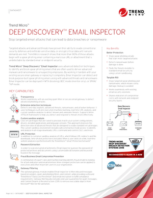 Ds Deep Discovery Email Inspector Studocu