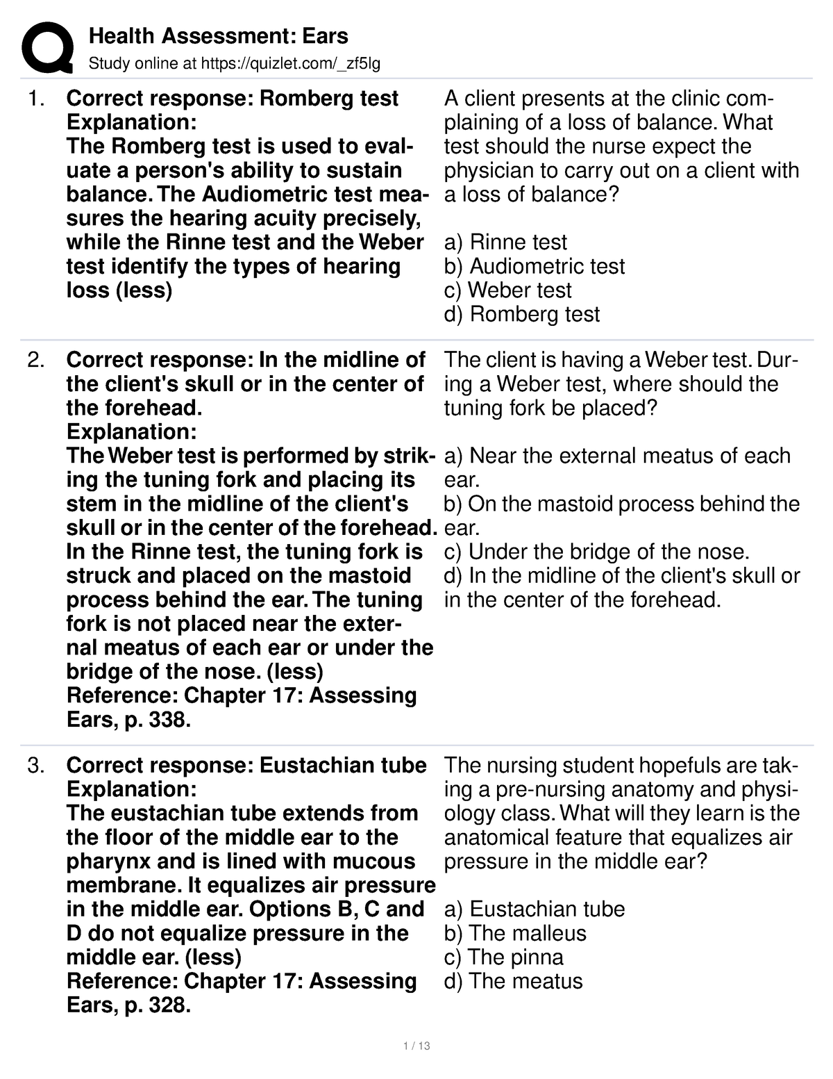 C6 - (Obl) Audiology Science to Practice cap 8-1-12 - 151 After reading  this chapter, you should be - Studocu