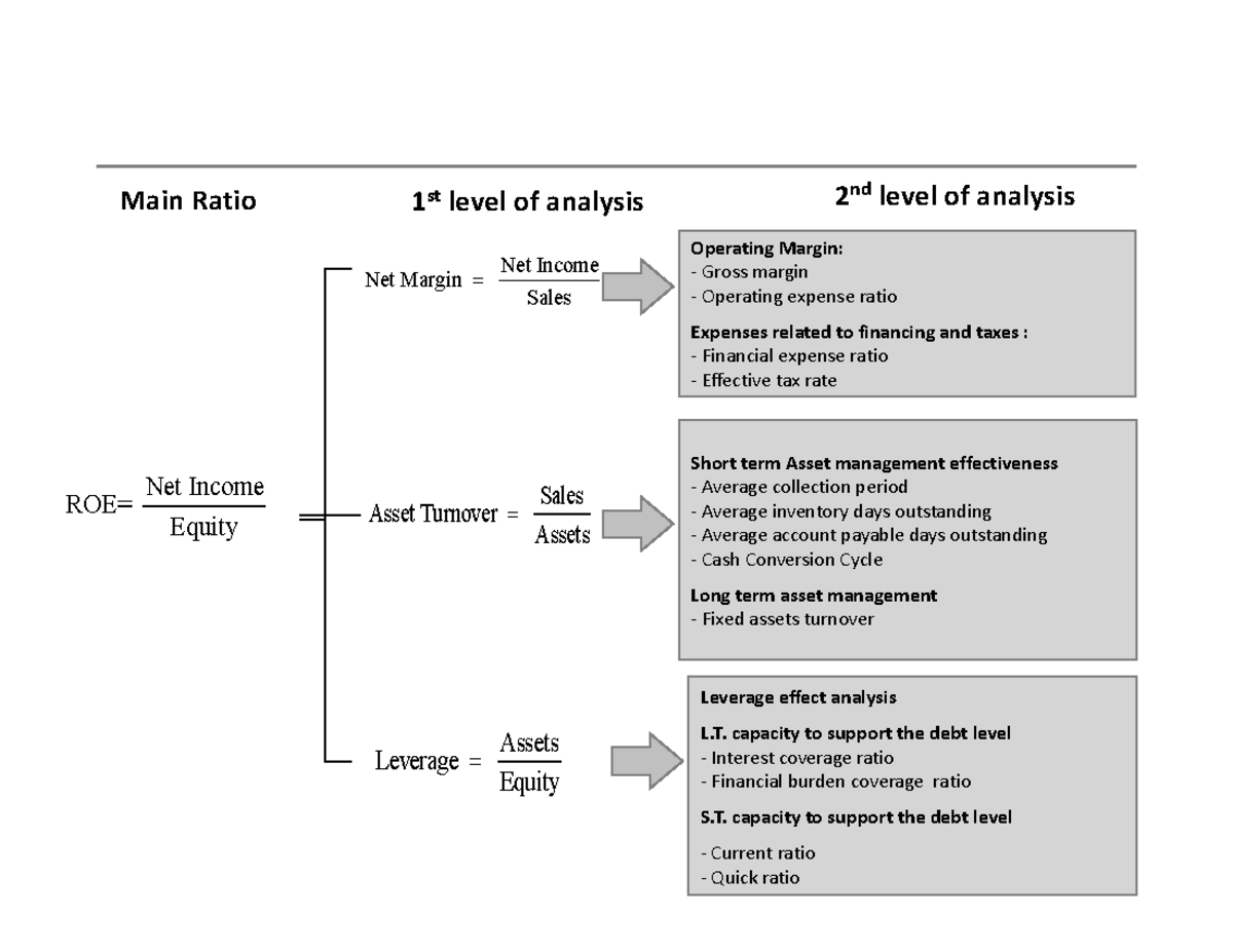 Ratios Analysis Main Ratio 1 St Level Of Analysis 2 Nd Level Of ratios-analysis-main-ratio-1-st-level-of-analysis-2-nd-level-of