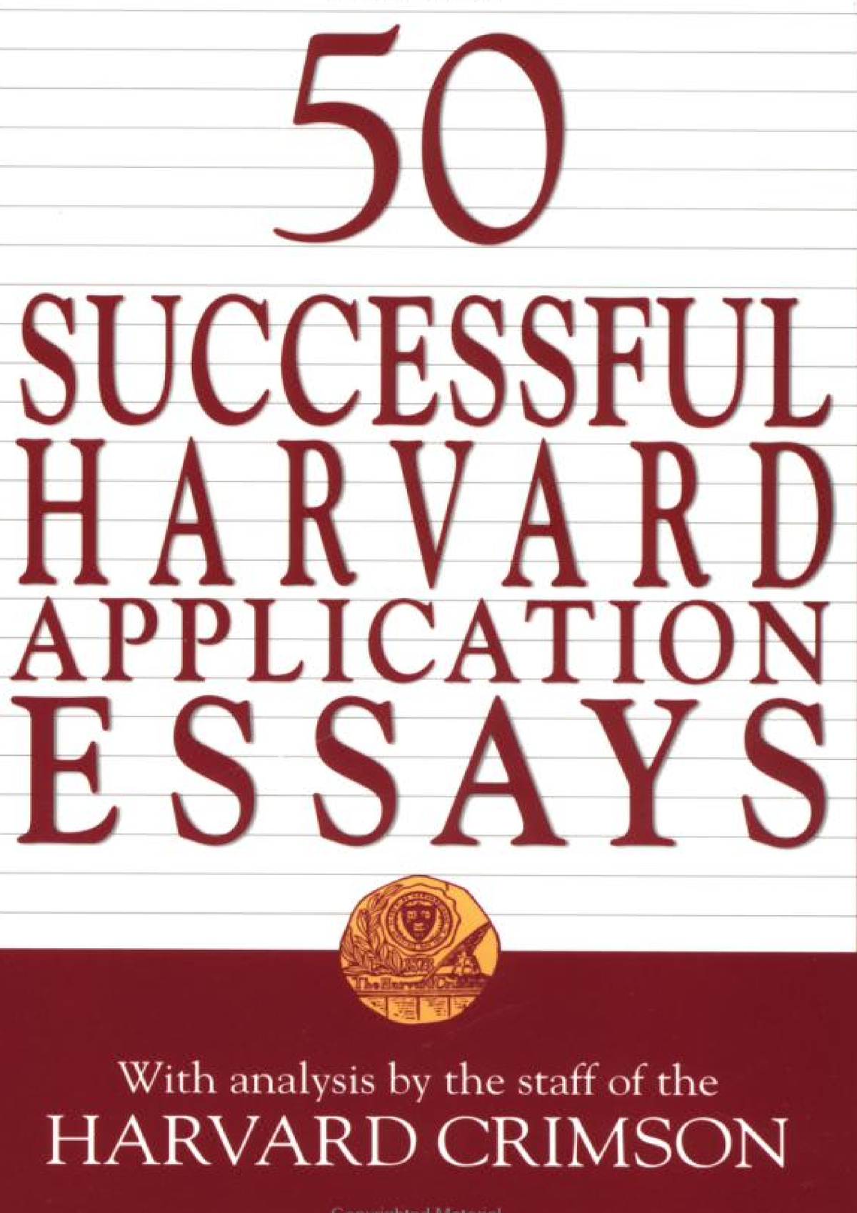 harvard university application essays