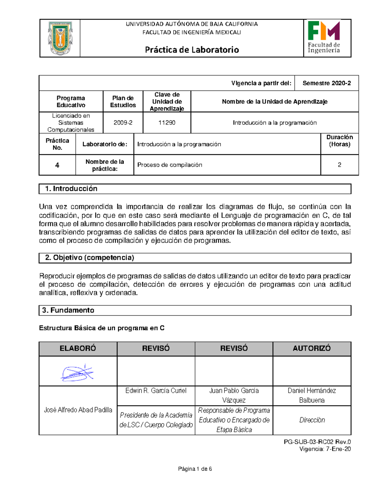 Practica 4 - ... - Warning: TT: undefined function: 32 FACULTAD DE ...