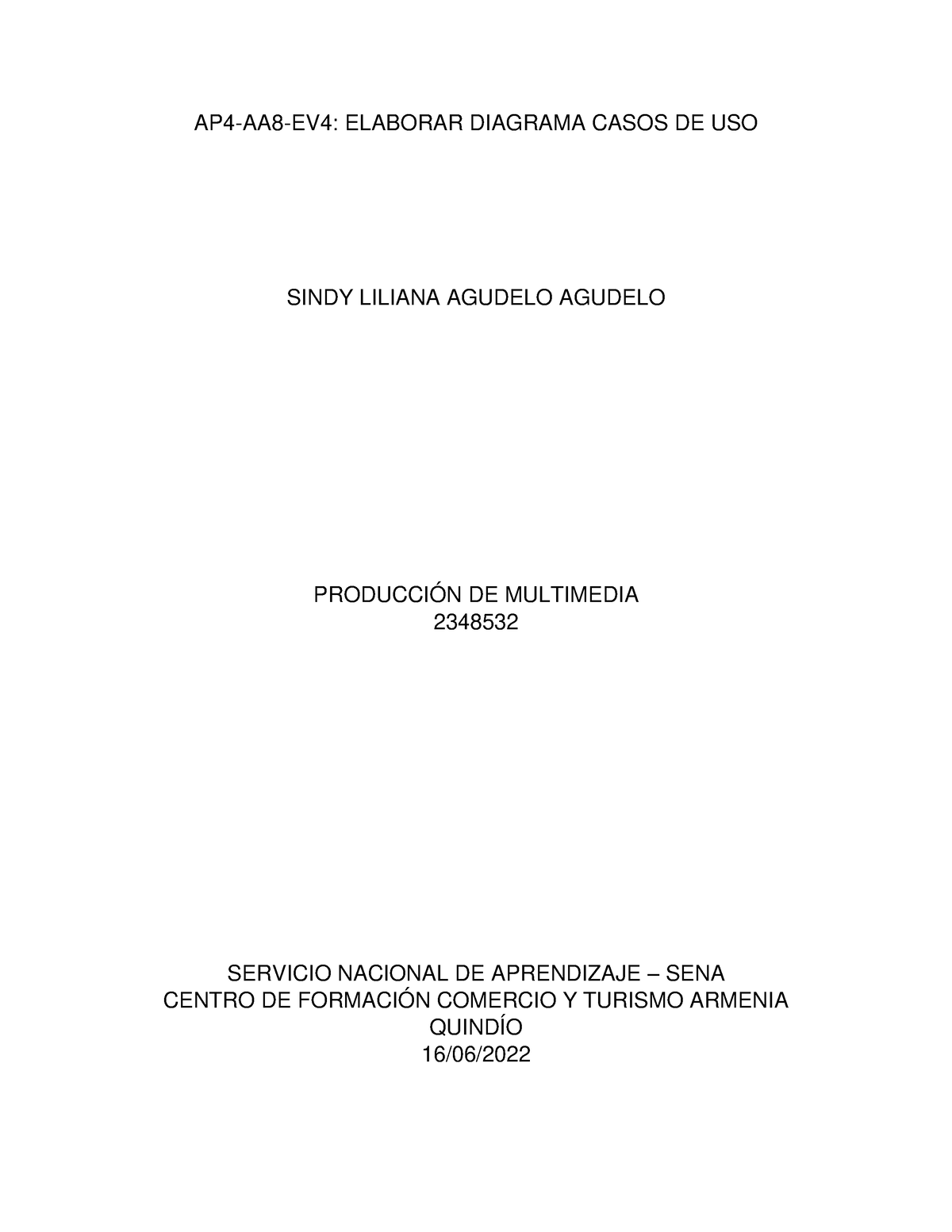 Elaborar Diagrama Casos De Uso Ap4 Aa8 Ev4 Elaborar Diagrama Casos